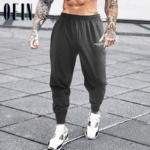 2021 New Men Pants Jogger Sweatpants Man Gyms Workout Fitness Sports Trousers Male Running Skinny Track Pants Training Pants Men