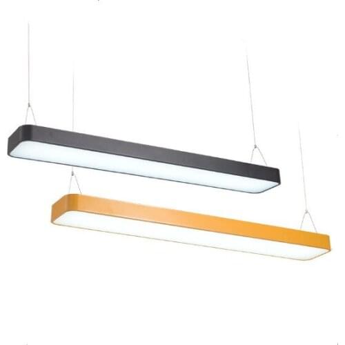 New LED Office Pendant Lamp LED Strip Light Embedded Rectangular Lamp Office Lighting Pendant Lamp Classroom Lamp