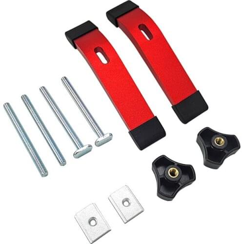 NEW T-Track Hold Down Clamp T-Slots Clamping Blocks Platen Carpenter universal Fixed clamp Jig Woodworking Desktop Tools