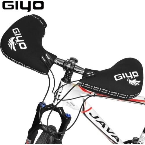 GIYO MTB Road Bike Handlebar Gloves Cycling Men Women Flat Drop Bar Gloves Hand Muffs Bike Mittens Winter Cycling Bicycle Gloves