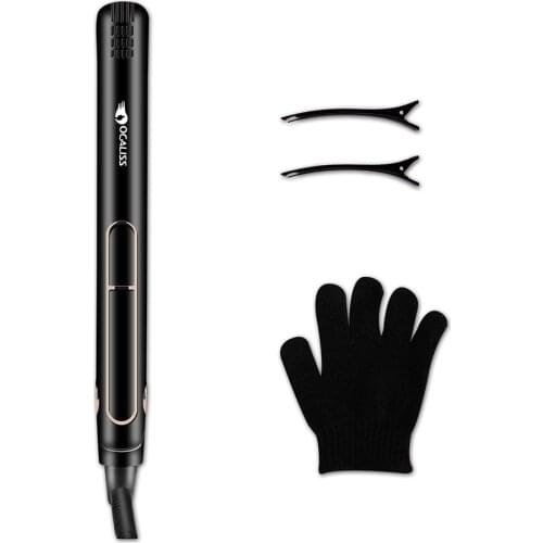 Ocaliss Professional Hair Straighteners Temperature RC with Digital LCD Display 30s Heat Up hair straightener for dry wet hair