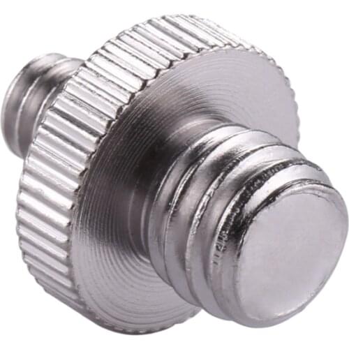 PU331 1/4 To 3/8 Inch Screw Adapter Mount Converter Camera Tripod Stand Metal Screw Adapter For Flash Mount Camera Holder