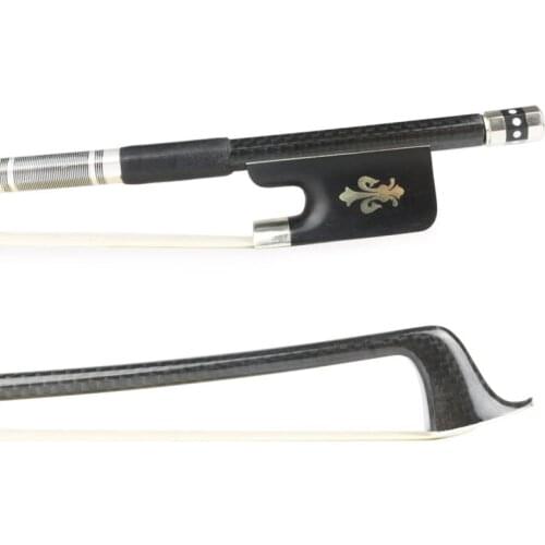 4/4 Size,Plaid Carbon Fiber Cello bow Pernambuco Performance,high quality strong