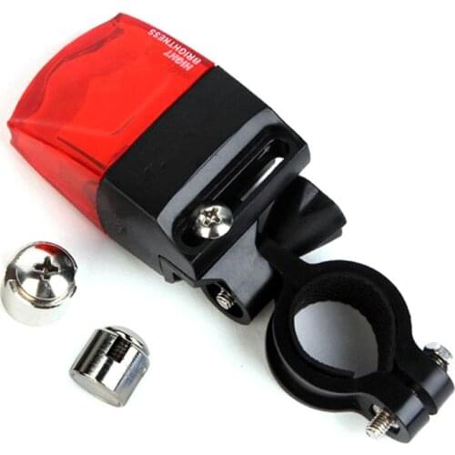 Waterproof Bike Bicycle Rear Tail LED Helmet Cycling FlashLight Safety Warning Lamp Cycling Safety Warning Light