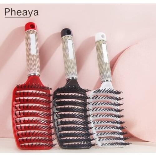 Hair Brush Scalp Massage Comb Haircare Scalp Styling Tool For Detangler Brush Anti-knotted Reduce Hairloss
