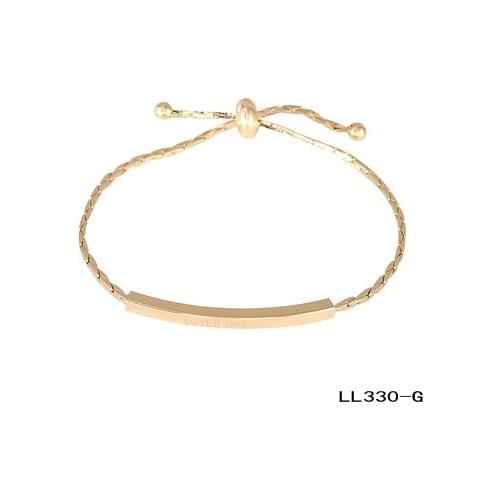 New Fashion Love Heart Chain Bracelets for Women Charms Womens Bracelet Engagement Gifts Honey LL330