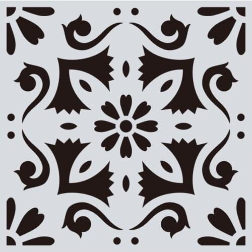 15*15 Mandala Layering Stencils for Diy scrapbook/photo album Decorative Embossing Painting Drawing stencil,home decor