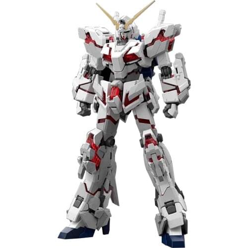 Bandai Gundam Insert Assembled Model Toy RG 1/144 Gundam RG25 Unicorn 216741 Unicorn Gundam Robot Armable