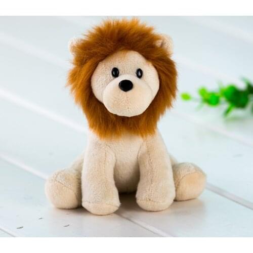 Baby Toys Mini Animal Stuffed Soft Doll Gifts Lion, 10CM