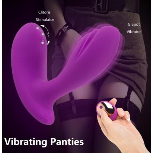 Erotic Remote Control Dildo Vibrator Silicone Vibrating Panties G Spot Clitoris Stimulator Strapon Adults Sex Toys for Women