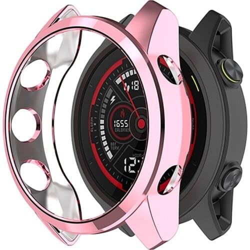 Electroplating TUP Watch Protective Case Hollow Protective Shell Cover for Garmin Forerunner 745