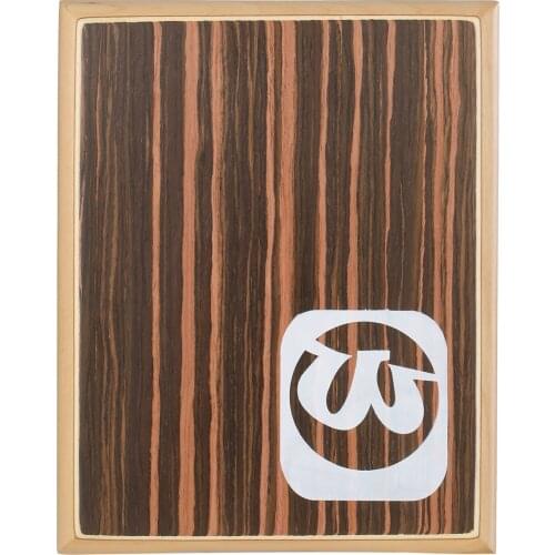 Walter Compact Travel Cajon Box Drum Flat Hand Drum Percussion Instrument with Adjustable Strings Carrying Bag