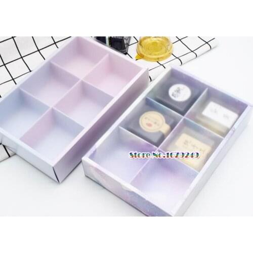 Colourful paper box with PVC window ,Cake pastry biscuits boxes, Mooncake packing box 100pcs/lot