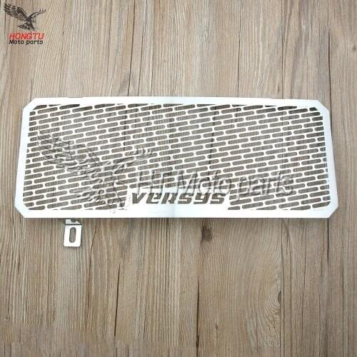 Motorcycle Stainless steel Radiator Grille Guard Protector Cover For Kawasaki Versys 650 KLE650 Versys650 2015-2017