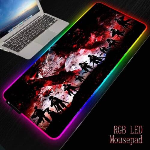 MRGBEST Attack on Titan Anime Pad Mouse HD Print Computer Gamer Locking Edge Mousepad Keyboard PC Mice Mats Pad Dropshipping