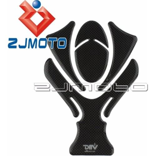 Carbon Fiber Motorbike Decal For Kawasaki Motorcycle Gas Tank Protector Pad Oil Tank Stickers