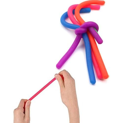 New Decompression Toy 4Pcs Sensory Fidget Stretchy String Toy For Kids And Adluts With Reduce Stress Colored Funny Reliever Toy