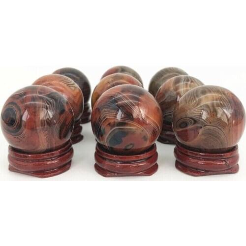 Drop shipping 1PC 36-41mm Rare Natural Red Carnelian Agate Ball Sardonyx Quartz Crystal Sphere Natural Stones and crystals