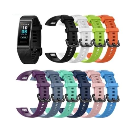 Soft Sports Silicone Wristbands Bracelet Strap Replacement Watch Band For Huawei Band 3/Band 3 Pro/Band 4 Pro Watch Accessorie