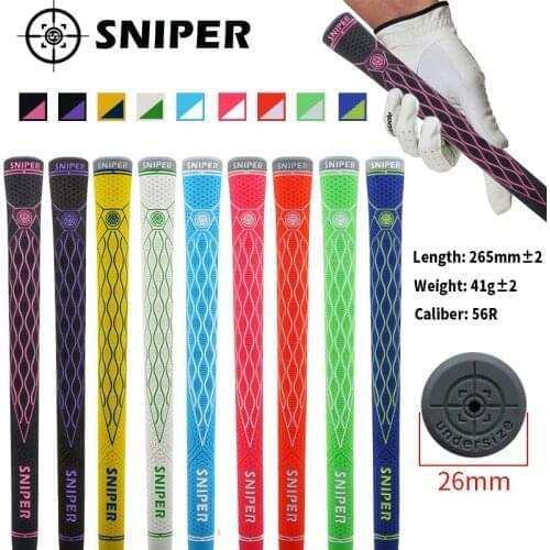 SNIPER UNDERSIZE 56R golf grip Exclusive sales Superior quality Anti slip wearAll-weather grips 13pcs/lot Mixed color