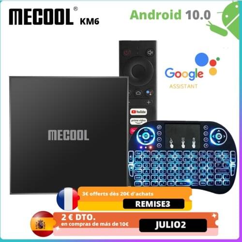 Mecool KM6 Amlogic S905X4 TV Box Android 10 2GB 16GB Wifi 6 BT5.0 Google Certified Support AV1 USB3.0 1000M Set Top Box