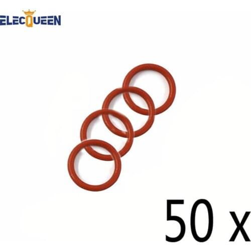 50pcs/lot Food Grade Silicone O-Ring ,Gasket Weldless Homebrew Kettle Brewing Silicon Hardware High Temperature Red O Ring