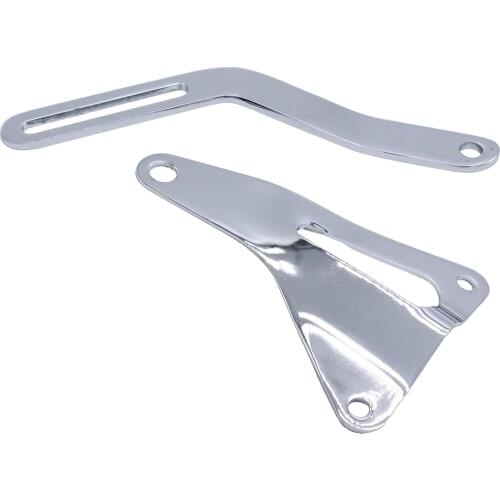 1Set Chrome Alternator Brackets Mount Replacement 9455 for Ford SB engines 289 302 1965-1973