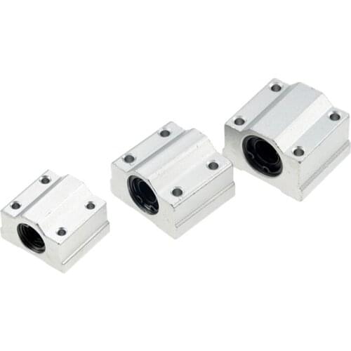 1PC SCS6UU SCS8UU SCS10UU SCS12UU SCS13UU Linear Ball Bearing Block 6mm 8mm 10mm 12mm 13mm for CNC Shaft Rod Parts