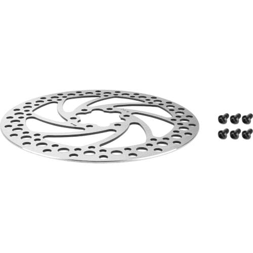 160mm Brake Disc Rotor Pad with 6 Screws for Electric Scooter Stainless Steel 6 Holes 160mm Brake Pad E-Scooter Accessories