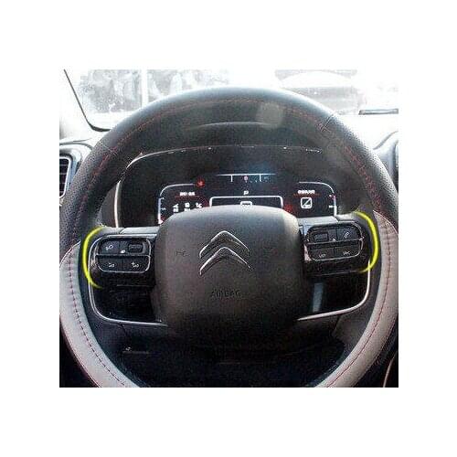 Free Shipping 2pcs/Lot Hsteering Wheel Cover for 2018 2019 2020 Citroen C5 Aircross