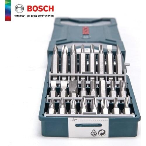 BOSCH Original Bosch Go 2 electric screwdriver bits set wireless power drill bits set 25pcs for BOSCH Go home DIY drill bits Set