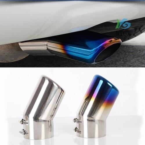 Stainless Steel Tail Exhaust Muffler Tip pipe For Toyota Land Cruiser 200 LC200 LEXUS 570 LX570 Car Styling Accessories
