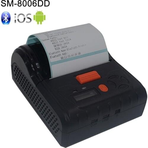 New mobile 80mm 2 in 1 Receipt and Label portable printer Handheld POS Bluetooth Thermal label printer Android/iOS/Window