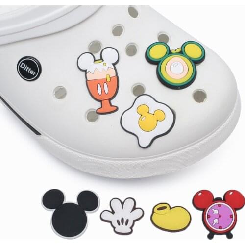 New product 1pc shoe decoration/croc shoe charms/shoe accessories for clogs kids school gift fit wristband croc jibz