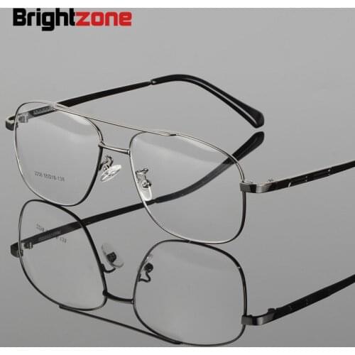 Full Alloy Rim High Quality Eyeglasses Frame For Men And Women Optical Eyewear Frame Spectacles Black Gray Gold Silver Glasses
