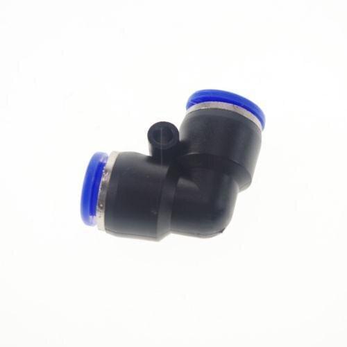 Lot 20 4mm Plastic Fitting Push In Equal Elbow Connector For Pneumatics or Fluids
