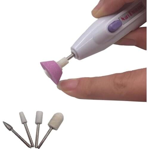 Nail Power Tools Nail Polish Remove Nail Polish Manicure Tool 5 Portable Grinding Pen Shape Polisher Professional Nail Tool Set