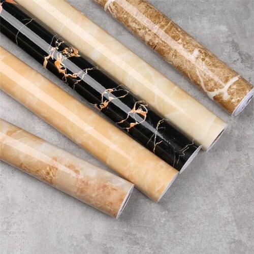 Imitation marble self-adhesive wallpaper stone film coffee table desktop sticker furniture renovation wallpaper papel de parede