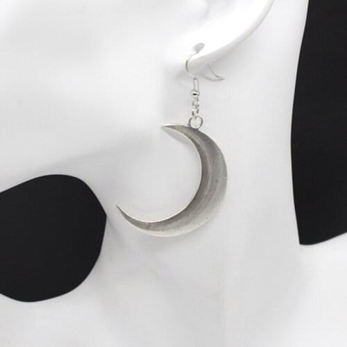 Crescent Earrings Mystery Gothic Moon Jewelry Celtic Witch Pageant Viken God Moon Phase Moon Witch Goddess Fashion Women Gift