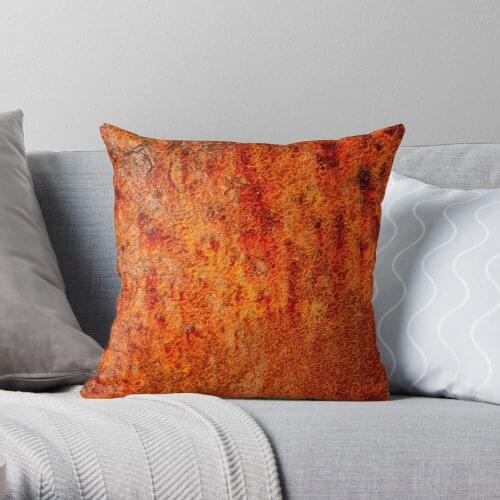 Burnt Orange Polyester Decor Pillow Case Home Cushion Cover 45*45cm