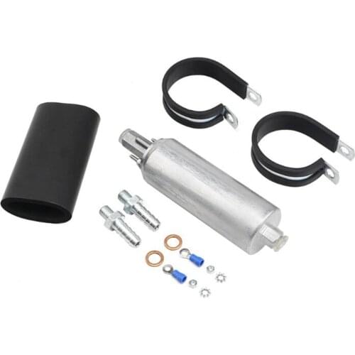 255LPH External Inline FUEL PUMP GSL392 GSL-392 HIGH PRESSURE FUEL PUMP with KIT