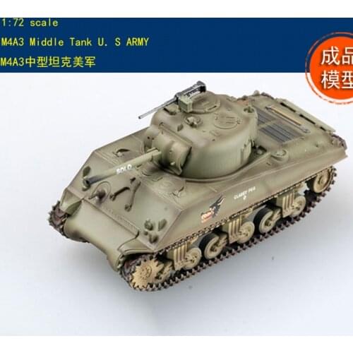 Military Finished Model 1/72 M4A3 medium tank U.S. 36256