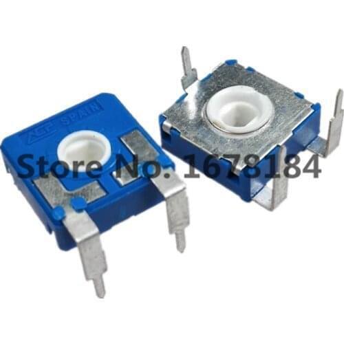10pcs/lot Spain Vertical Adjustable Potentiometer 14MMX14MM CA14NV17.5 10K