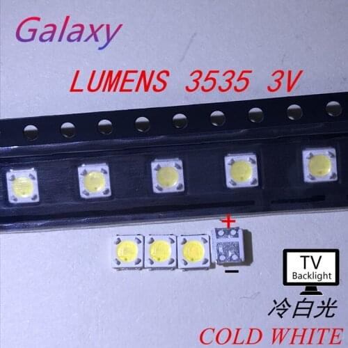1000PCS LUMENS LED 3535 3537 LED TV Backlight High Power 1W 3V LED Backlight Cool white For LED LCD TV Backlight Application 4D