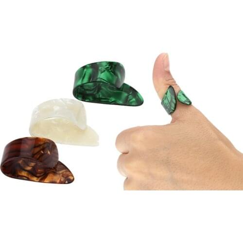 3pcs/set Finger Thumb Guitar Picks Giutar Plectrums Celluloid Material Alice AP-3N Guitar Parts & Accessories Top Quality