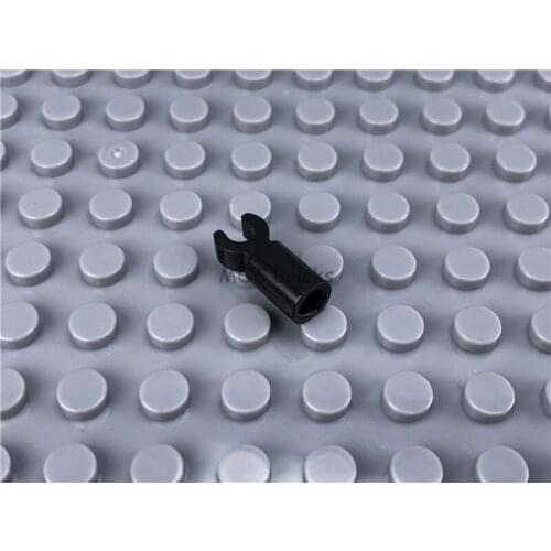 20pcs/lot MOC Bricks DIY Black Bar Holder with Clip fit with 11090 action figure Building Blocks Toys for children Xmas Gifts