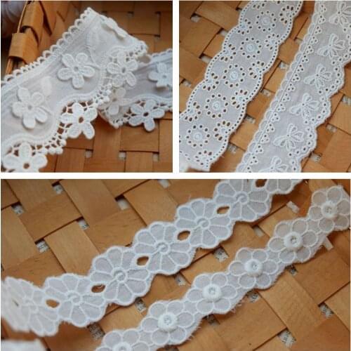 Flower lace embroidery lace cloth edge DIY shoulder strap belt decoration neckline jewelry materi