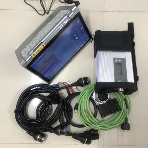 Full software 2020.12 Das/DTS Monaco8/HHT/WIS CF-AX2 I5 MB STAR C5 SD Connect Compact 5 Diagnostic Tool with WIFI for MB Vehicle