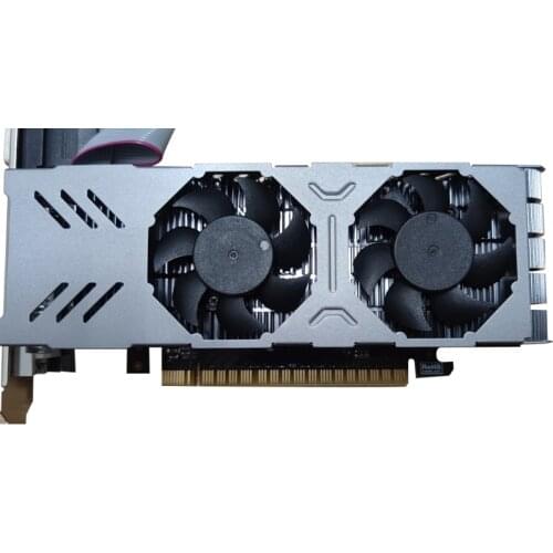 Computer Graphic Card GTX750TI 4GB GDDR5 128 Bit PCIE 3.0 HDMI-Compatible+VGA+DVI Interface W/ Twin Cooling Fan