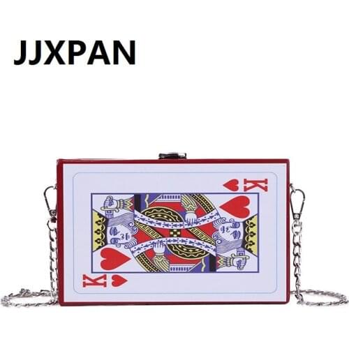 JJXPAN Women's Clutches On A Chain